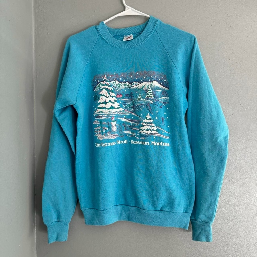 Vintage Bozeman Montana Christmas Stroll Sweatshirt
